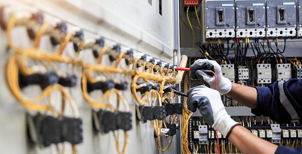 Professional Electrician technician working in Naples Manor, FL